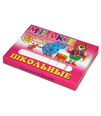 Мелки школьные Пегас белые 9 шт по 12,5 гр